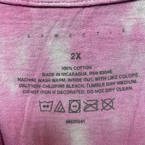 Saweetie Icy Wifey High Maintenance Oversized Rap Tie Dye 2X - Picture 4 of 4